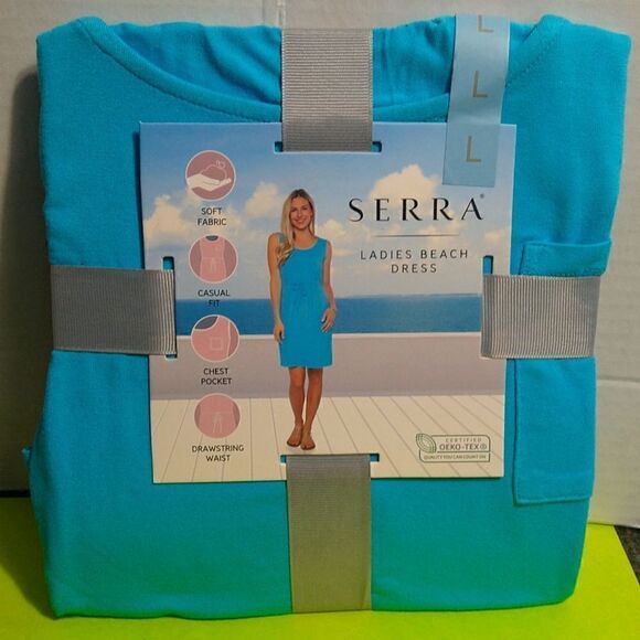 Serra Sleeveless Beach Dress NIP...Size L - Picture 1 of 5